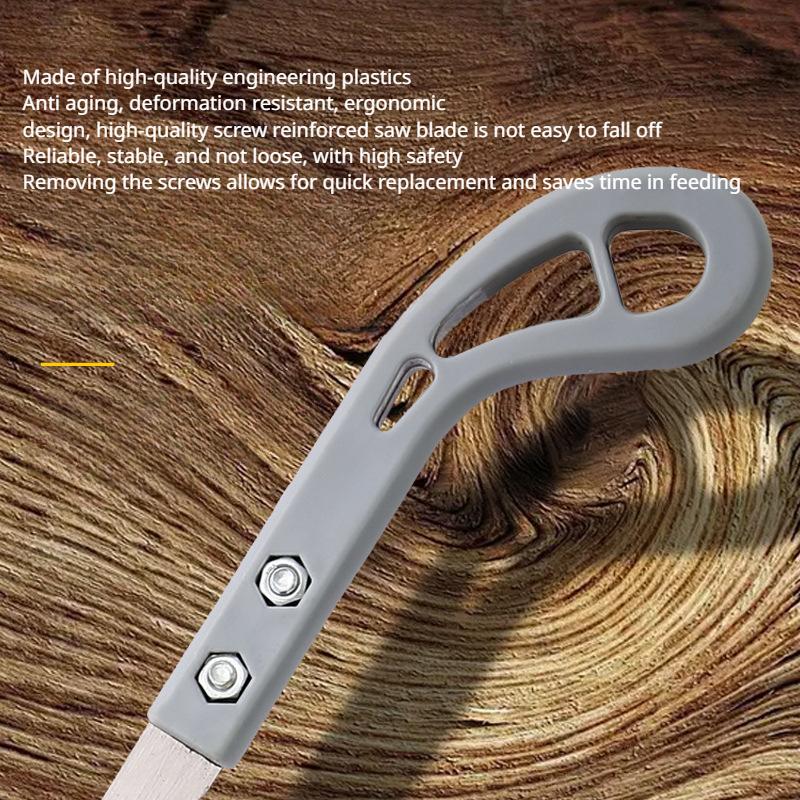 Ręczna piła ze stali SK5 340mm z drewnianą rękojeścią, wielofunkcyjna piła ogrodowa do drewna do cięcia paneli ściennych i cięcia zgiętego