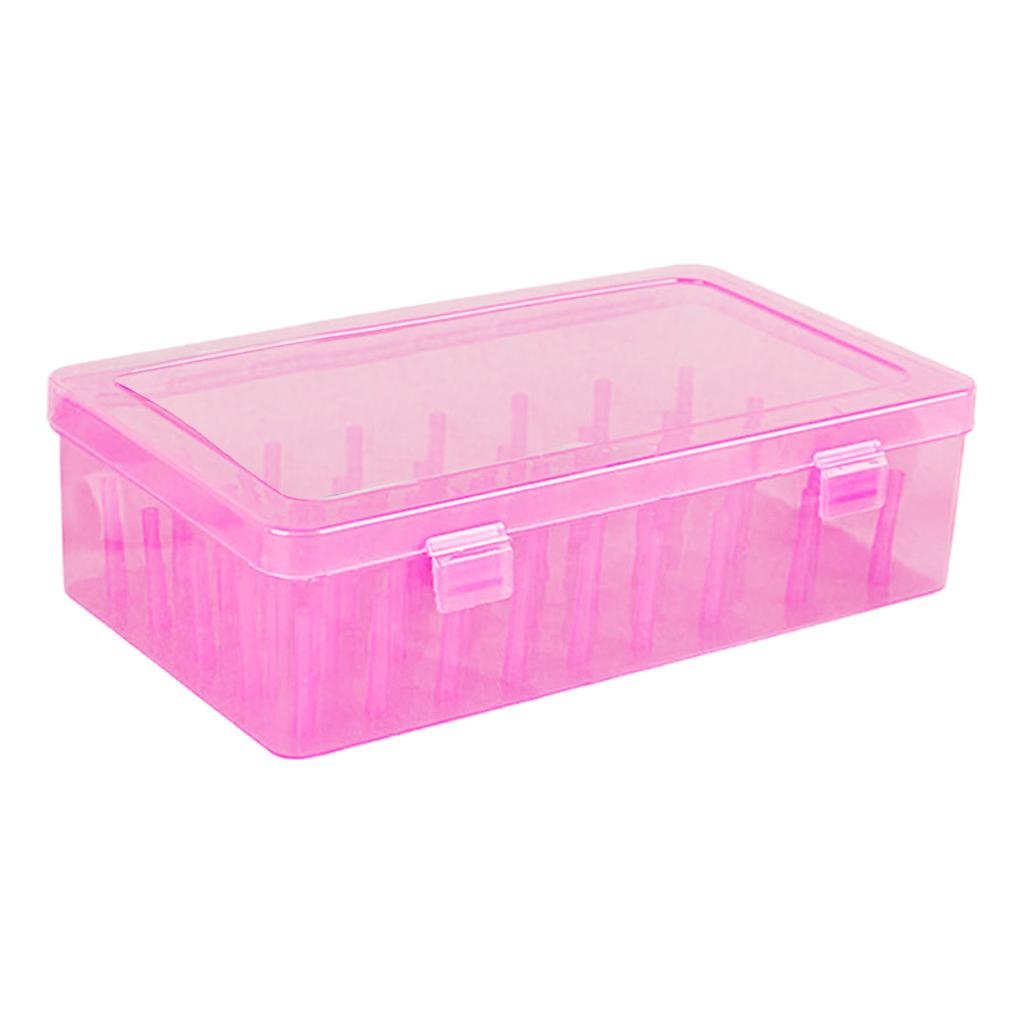 Clear Thread Spool Box 42 Spool Storage Case Thread Bobbin Storage Box Sewing Thread Organizers Container Sewing Supply