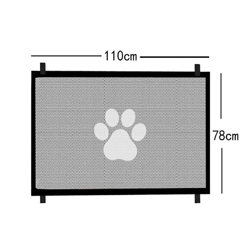 Dog Gate for Stairs Pet Gates for The House Dogs Screen Mesh Gate for Doorways Stairways With 4Pcs Hook Indoor Dog Safety Fence