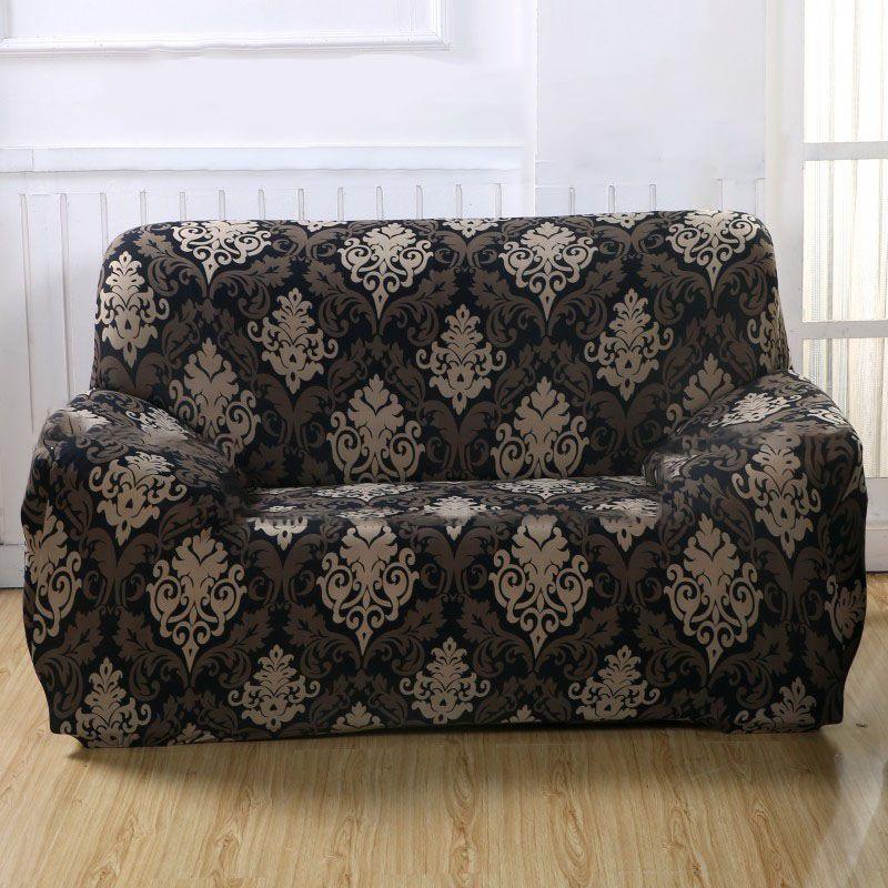 

Sofa Stretch 14 Cover Elastic Sofa Dust Cover Allinclusive Sofa Slipcover Brown,1 Seater