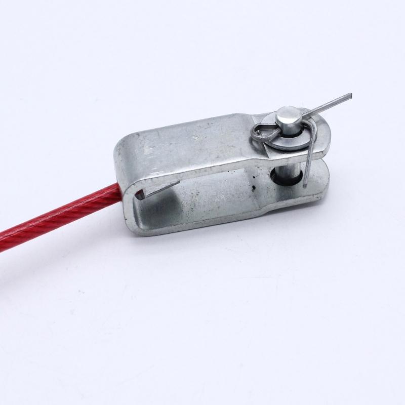 thumbnail image 2 of 3.3ft Breakaway Safety Cable For Trailers - Stainless Steel Emergency Brake Cable With Carabiner Clip 2 of 13