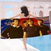 Pop Band Blur Microfiber Blanket Quick Drying Beach Towels Oversized Printing Super Absorbent Pool Towel Blanket