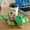 Cute Turtle Coaster Set Heat Resistant Funny Tea Cup Mat Tabletop Decor for Home Kitchen Office Gift Frightened Design Fairy