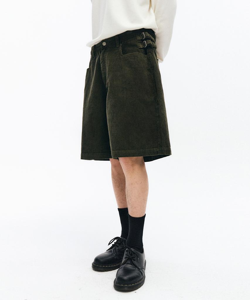 INTEMPOMOOD Youth Corduroy Half Pants_Khaki
