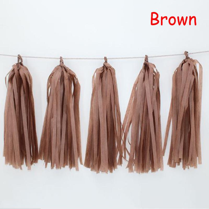 Wedding Party Decoration Color Paper Tassel Garland Bride To Be Birthday Decor Baby Shower Girl Slingers Mermaid Party Supplies