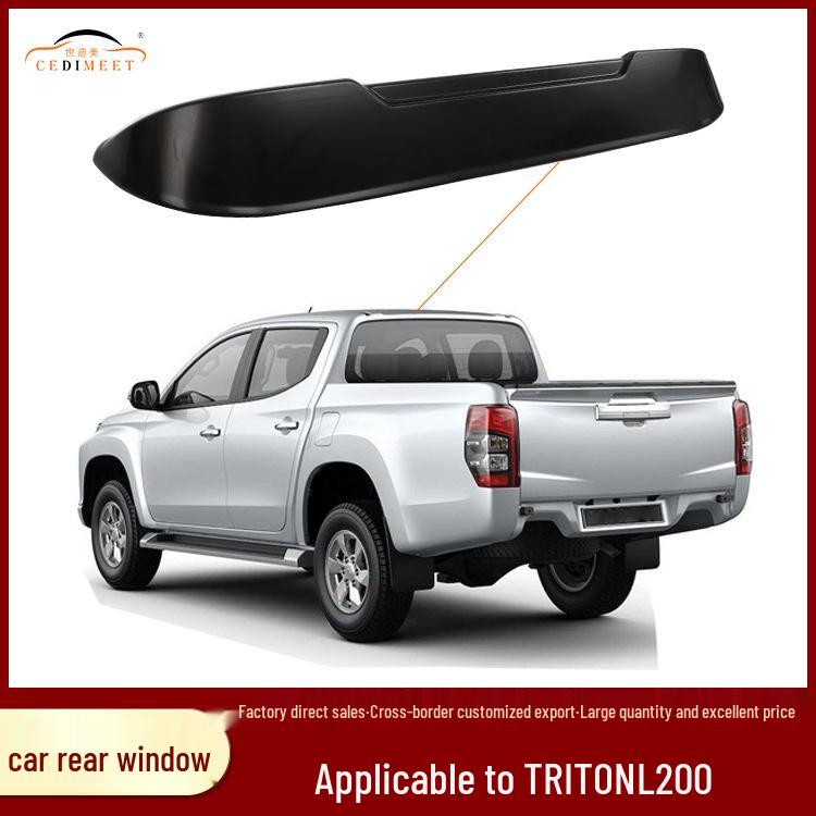 Задний спойлер Mitsubishi Triton L200: Дефлектор заднего крыла для модификации и декора пикапа.