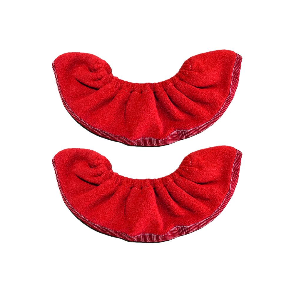 Winter Soft Protective Ice Skate Blade Cover - Anti-cut Figure Skating Shoe Cover Medium красный