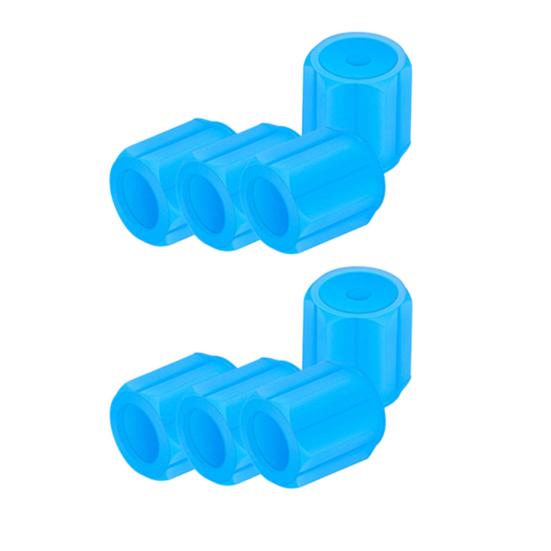 Glow-in-The-Dark Tire Valve Caps Set Universal Waterproof Lights Stem Covers Wear-Resistant Vehicle Tire Valve Caps