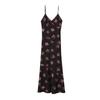 Jnleaog Spring New Arrival Women's Clothing Fashion Style French Fashion Design Temperament Printed Midi Skirt Dress
