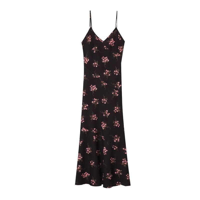 Jnleaog Spring New Arrival Women's Clothing Fashion Style French Fashion Design Temperament Printed Midi Skirt Dress