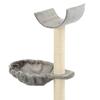 VidaXL Arbre à chat avec griffoirs en sisal 105 cm Gris