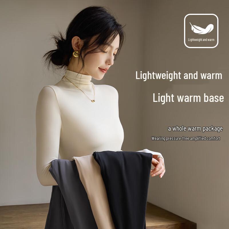 LANGSHA Women's High-Neck Thermal Base Layer