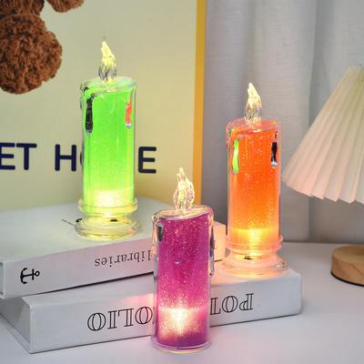 Teardrop Candle Light: Elegant Bedside & Restaurant Atmosphere Lamp