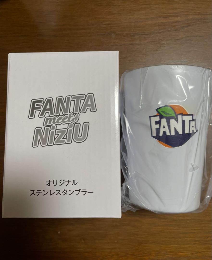 

[USED] Fanta meets NiziU stainless steel tumbler with bonus gift