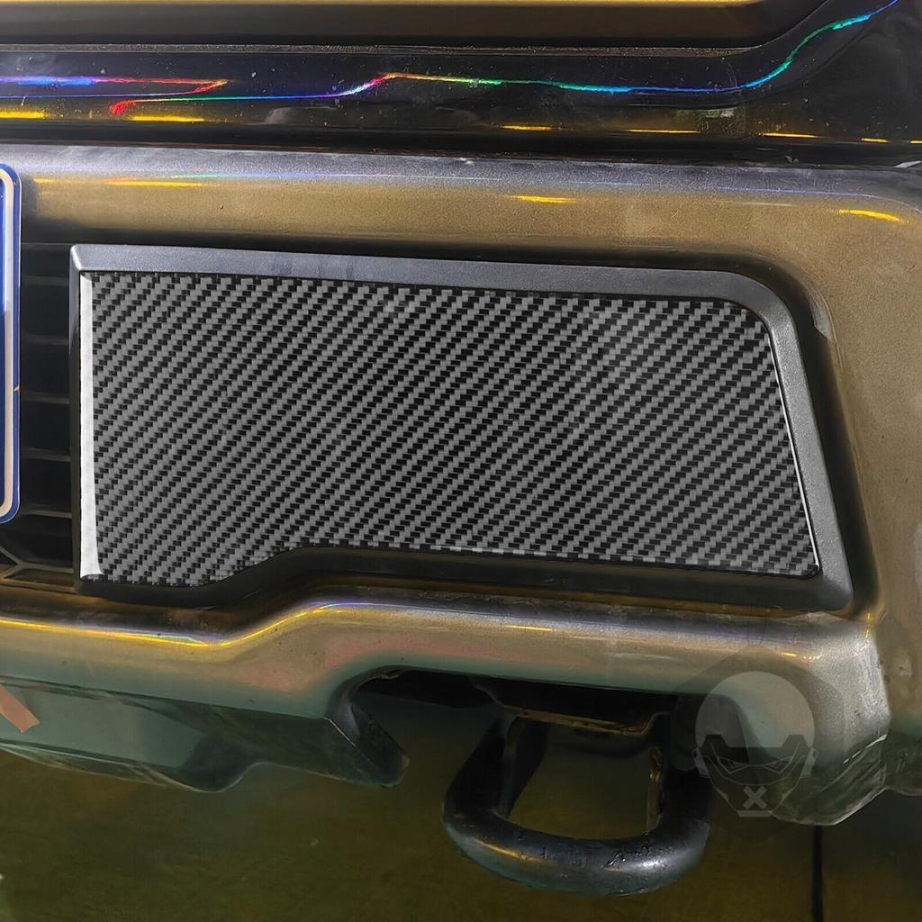 2Pcs Real Carbon Fiber Front Bumper Corner Cover Trim  For Ford F150 2015-20