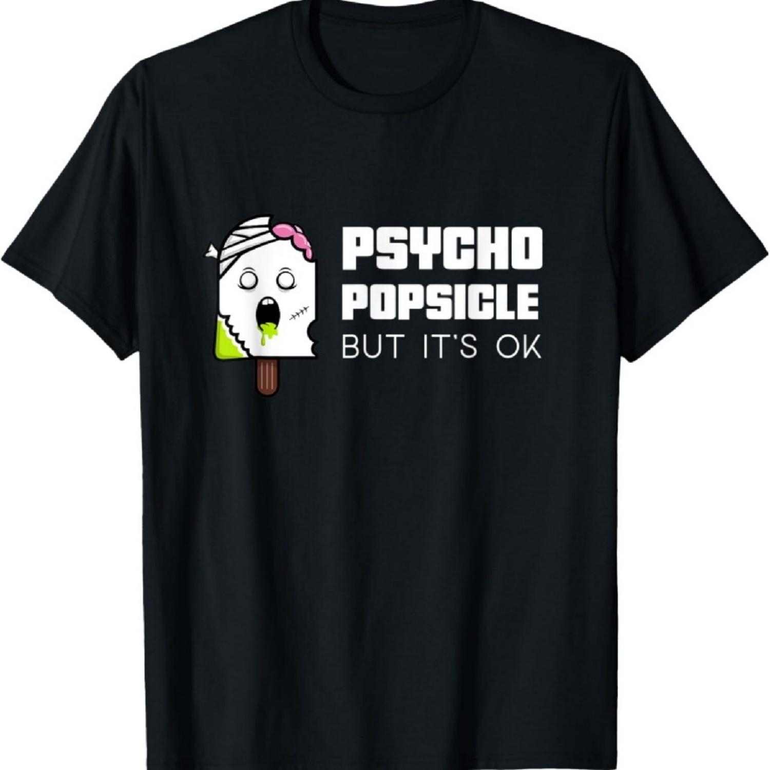 

Funny Psycho Popsicle T-Shirt XXXXXL чорний
