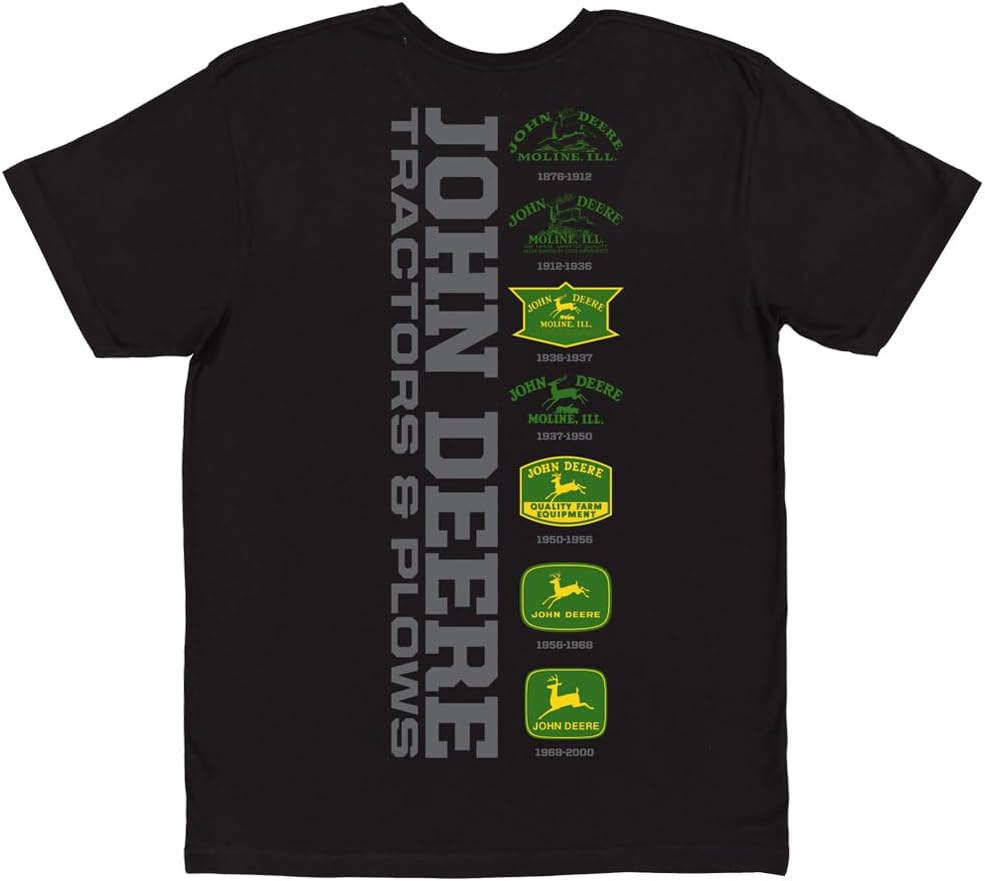 John Deere Men s Jd Vintage Logo Tee Unisex T-Shirt XXXL