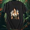 Tomb Raider Game Printed T-Shirt Tomb Raider Lara Personality Menunisex Cool Shirt High Quality Cotton Street Style Short Sleeve