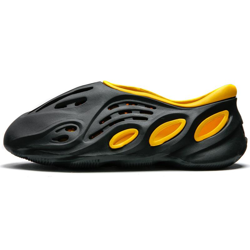 Kokosové děrované boty pánské letní ležérní dvoubarevné duté plážové brodící sandály pár módní zahradní boty ženy