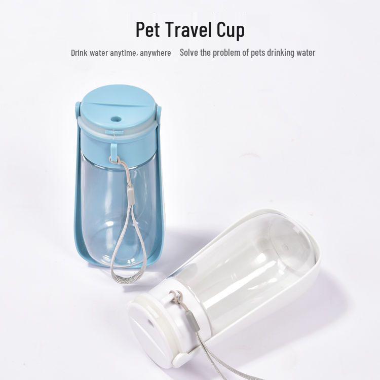 Portable Folding Pet Water Bottle - Outdoor Travel Cup for Dogs and Cats