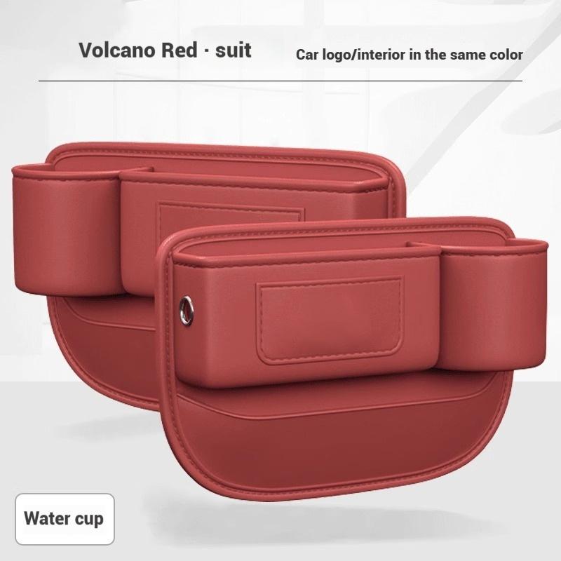 Car Storage And Finishing Leather Seat Gap Storage Box For BMW Series Auto Interior Chair Sewn Leather Storage Box Auto Parts