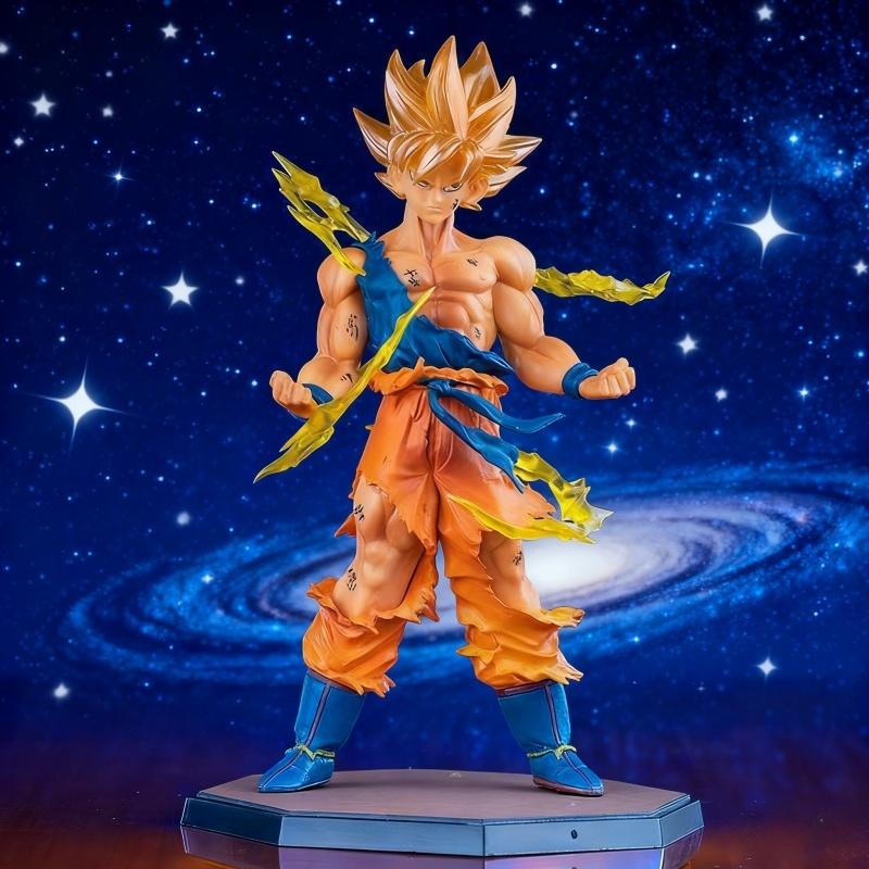 Hot Sale Son Goku Dragon Ball Super Saiyan Anime Action Figure Doll Wukong Model Toys Desktop Ornament Collect Statue Doll Gifts