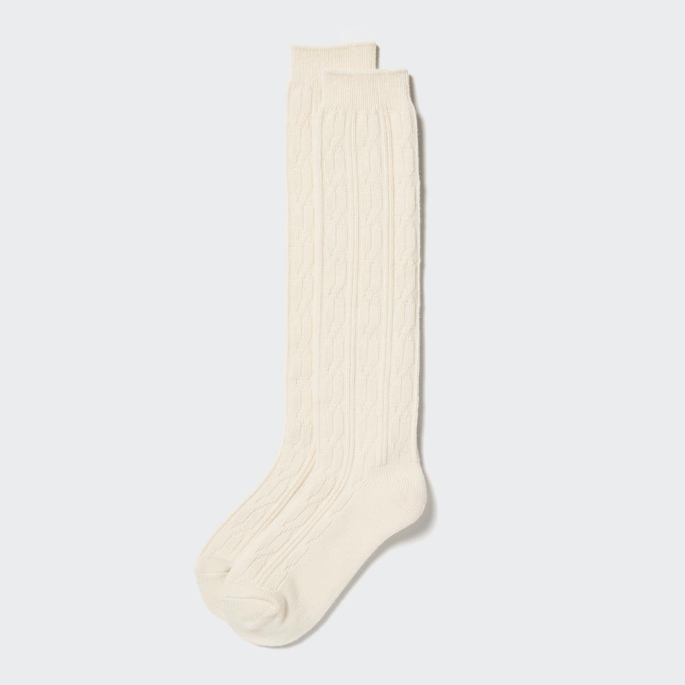 

Носки UNIQLO Heattech Hi-Socks (кабель)