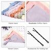 Solid Color Minimalist Hair Scarf Wide Elastic Headband For Women Elegant Back Hanging Headwrap Fashion Hair Accessory