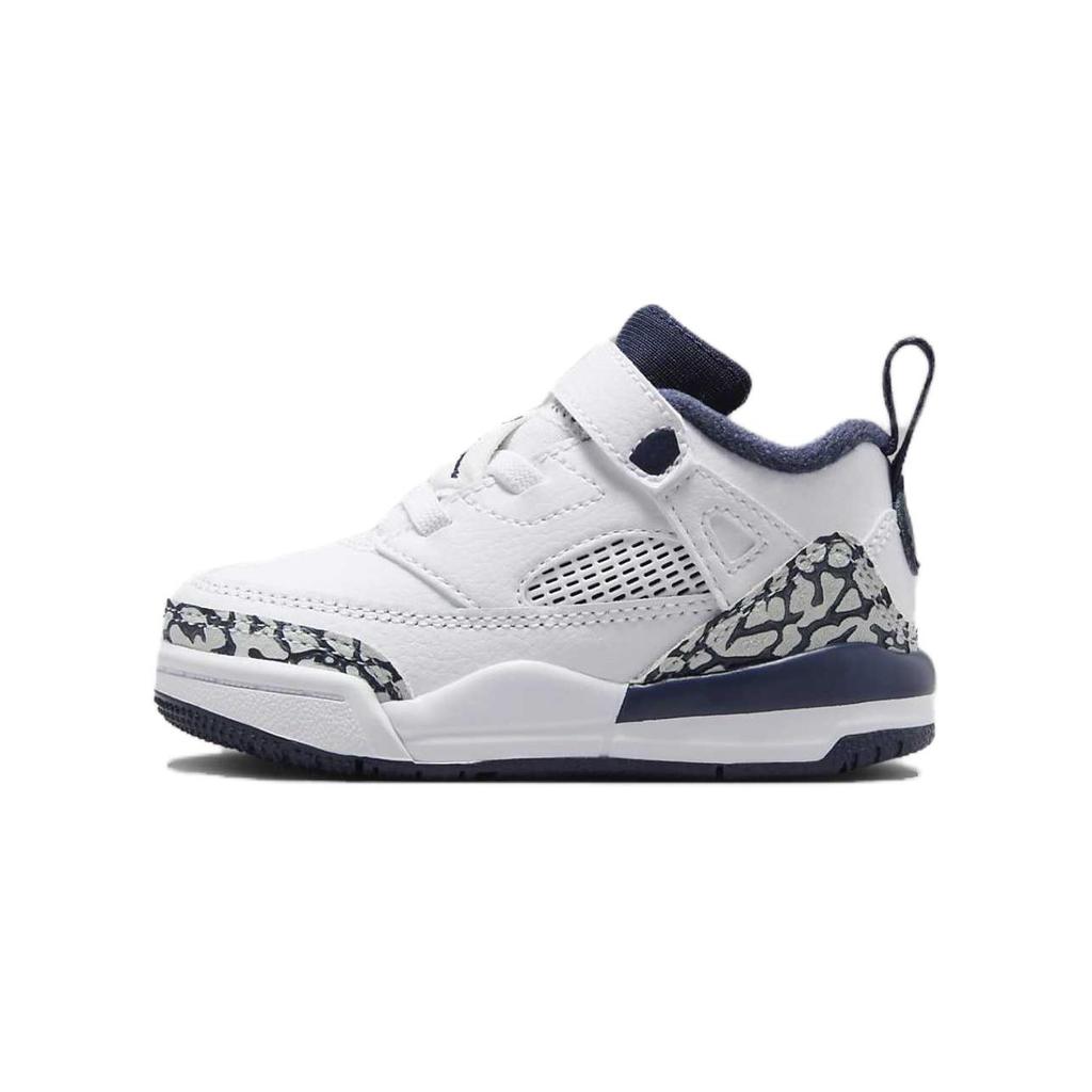Air Jordan Spizike Low TD Obsidian Baby Sneakers White Pure-Platinum FQ3952-104