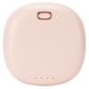 Outdoor Mini Hands Free Neck Fan Portable Hanging Waist Bladeless Fan USB Charging(Pink )
