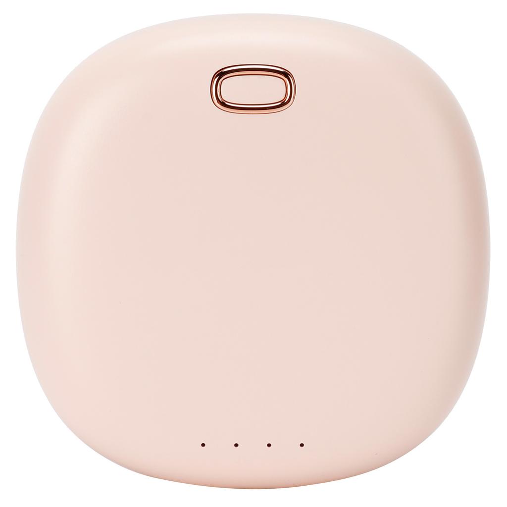 Outdoor Mini Hands Free Neck Fan Portable Hanging Waist Bladeless Fan USB Charging(Pink )