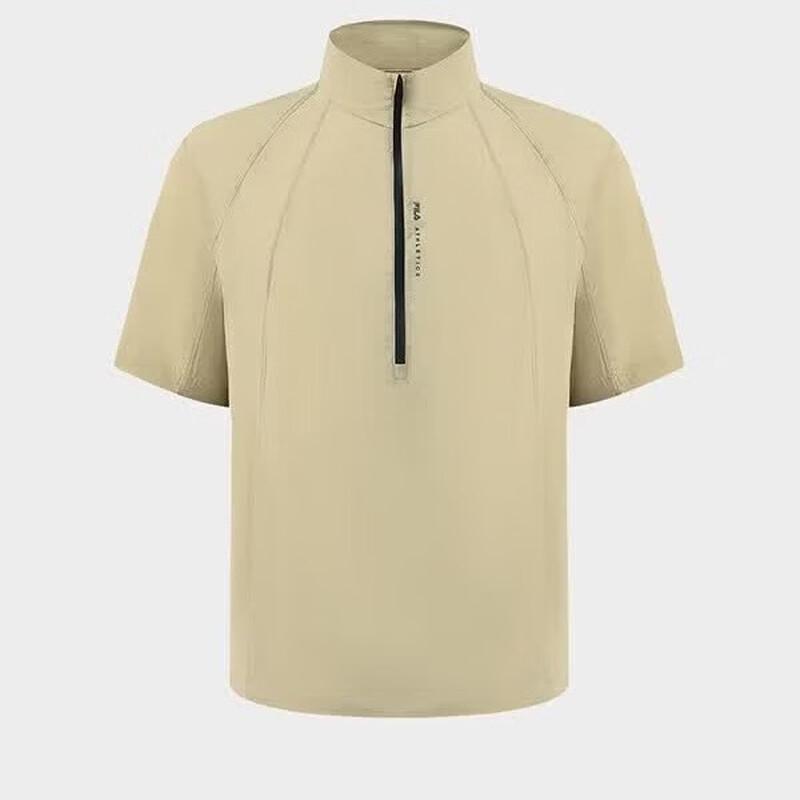 FILA Men s Half-Zip Woven Short Sleeve T-Shirt M