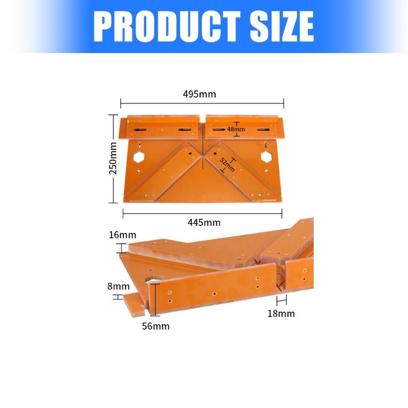 Professional Miter Cutting Aid Guide Tool Suitable For Flawlessly Door Casing & Window Frame Electric Wood Installation