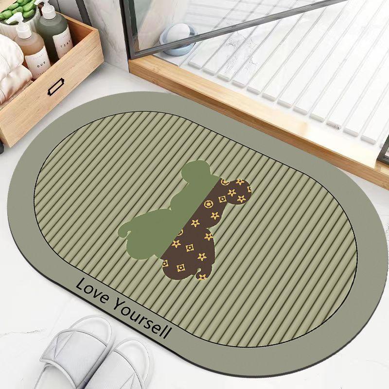 Diatom Ooze Cuscinetti assorbenti Tappetino per WC domestico Tappetino per bagno Tappetino antiscivolo per bagno