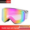 Unisex dubbellagers imfria skid- och bergsklättringsglasögon - Vindtätt skydd