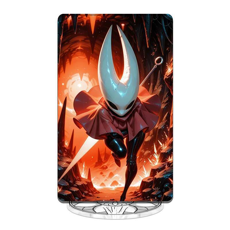 

Hollow Knight Silksong Party Favors Hollow-Knight Desk Accessories Silksong Table Display Stand Decorations Fun Gifts (As shown-4679)-