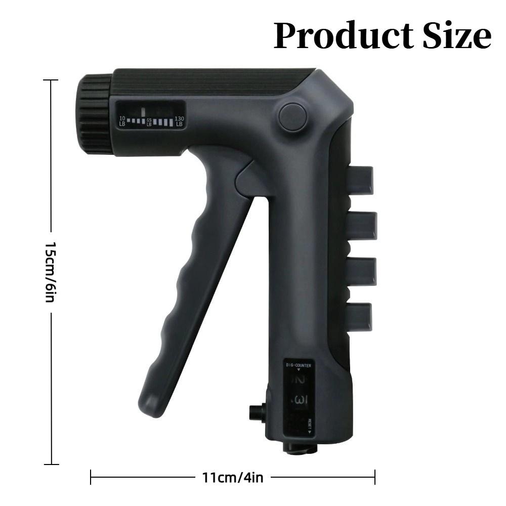Adjustable Grip Strength Trainer with Counting Hand Exerciser  For Muscle Building(10-130 LBS)