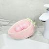Cartoon Kreative Erdbeer Seifenschale Haushalt Toilette Waschbecken Keramik Nicht Perforiert Seifenablage Abfluss Rosa
