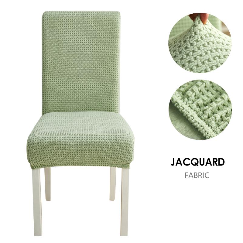 Dining Chair Cover Jacquard Parsons Chair Furniture Protector Stretch Chair Covers For Dining Room, Restaurant, Kitchen, Party