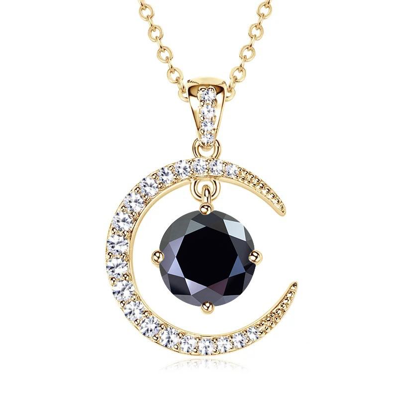 Sterling Silver Moissanite Necklace for Women High-end Design Pendant Niche Smart Clavicle Chain Female Fine Jewelry