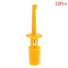 Mini 12Pcs Single Test Hook Clip Test Probe For Electronic Testing IC Grabber Large Round Crocodile Clip Hook Test Clip