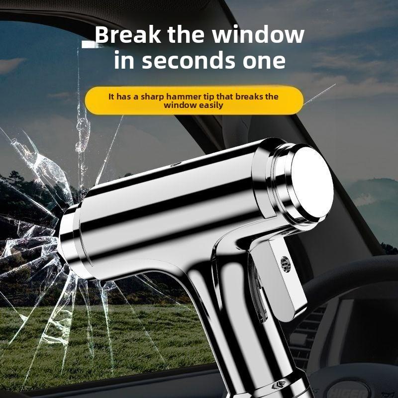 New Car Safety Hammer Car Window Breaker Emergency Escape Tool with Seat Belt Cutter Carbon Steel Life-Saving Car Tool