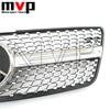 FCM5   Chrome Diamonds Style Racing Grille With Newest 3D Emblem Logo For Mercedes Benz ML-Class W164 2009-2011 ML320 ML350 ML450 ML500