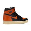 Air Jordan 1 Retro High OG Shattered Backboard 3.0 Tênis Masculinos Preto Baunilha Pálida Estrela do Mar 555088-028