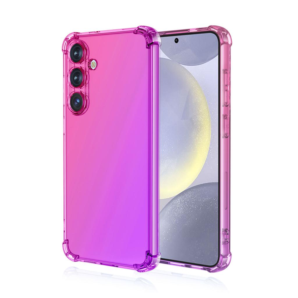 Samsung S25FE Mobile Phone Case GalaxyS24ultra Four Corner S24FE Anti-fall Case S22 Gradient Suitable
