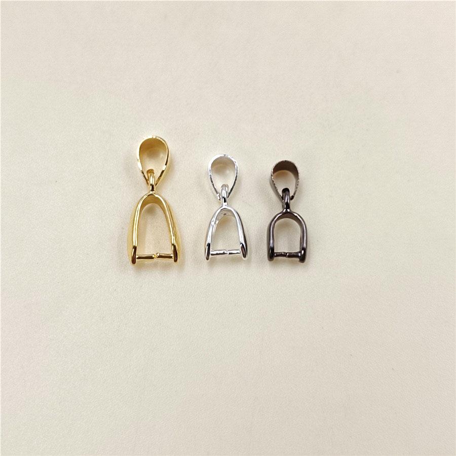 Home Party Supplies 10 teile/los Hohe Qualität Beliebte Charme Befestigen Schnalle Anhänger Clip DIY Schmuck Erkenntnisse Schmuck Machen Kupfer Schmuck Zubehör