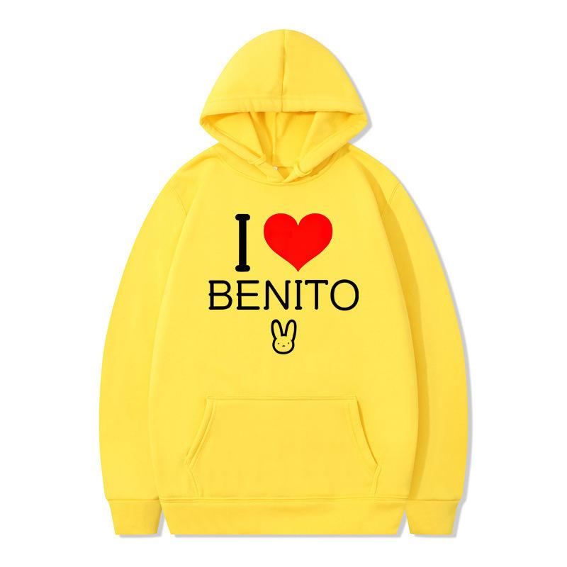 Autumn and winter new un verano sin ti bad bunny hoodie hooded sweater