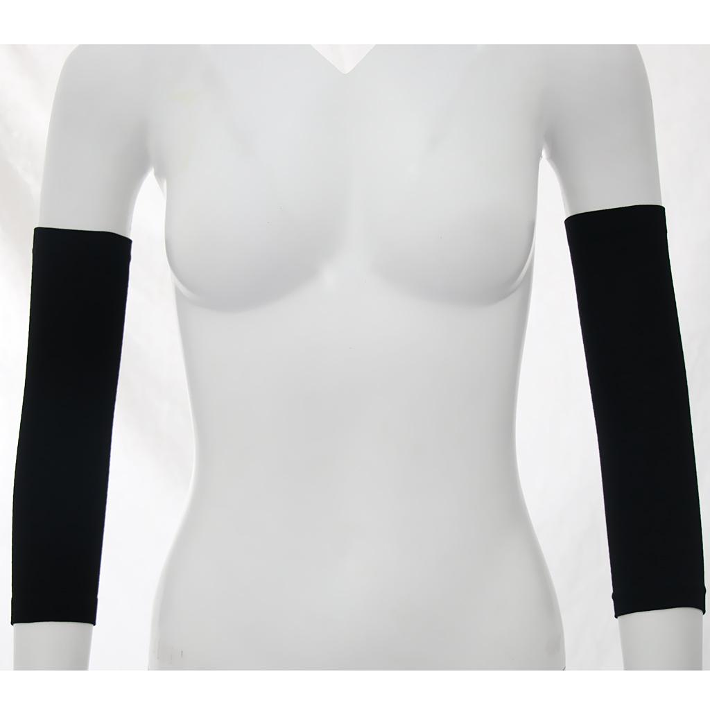2 Pairs of Shaper Sleeves for Fat Loss, Upper Arm Wrap Bands -