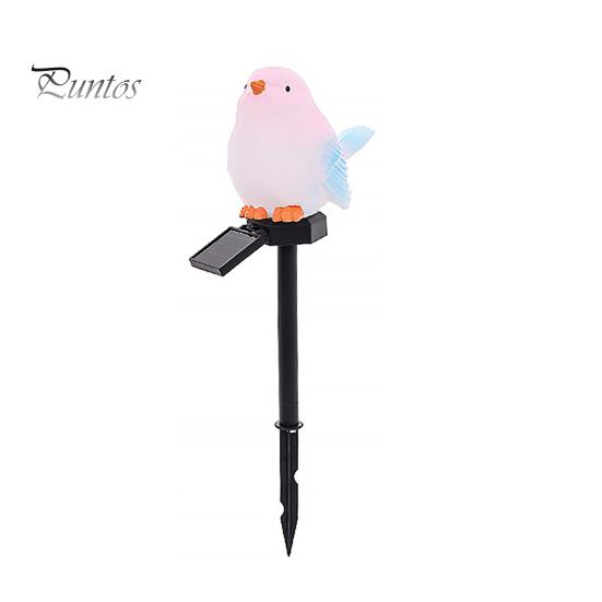 Waterproof Outdoor Lawn Decoration Lights Solar Bird Garden Light, Figurine Pathway Decorative Stakes for Flower Beds Stake LED Lamp Patio Yard