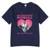 Rapper Pitbull Mr Worldwide Graphic Vintage Washed T Shirt Unisex Women Clothing Fashion Hip Hop Tshirts Summer Cotton Streetwear